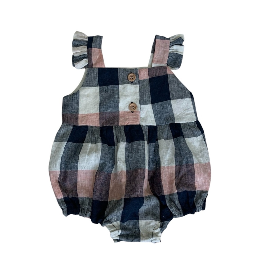 Plaid NWOT Baby Romper